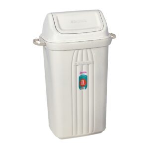 CESTO PLAST LIXO BASC 30 LTS SANREMO BEGE 283