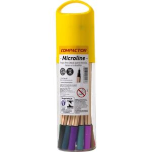 CANETA MICROLINE COMPACTOR ESTOJO COM 12 CORES