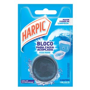 PASTILHA EM BLOCO P/CAIXA ACOPLADA HARPIC MARINE 50GR