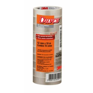 FITA ADESIVA 12X10 TRANSP 3M