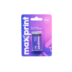 BATERIA ZINCO 9 VOLTS MAXPRINT