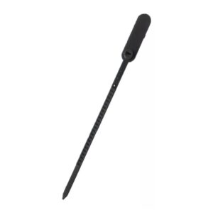 LACRE P/ MALOTE 23 CM PRETO PCT C/100