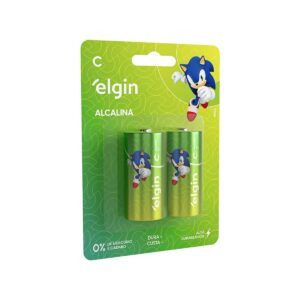 PILHA MEDIA ALC C ELGIN C/2 UN