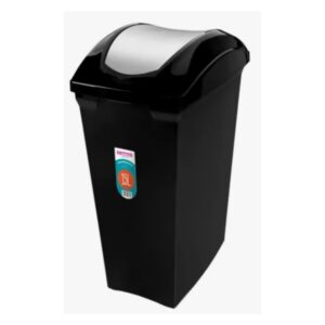 CESTO PLAST LIXO BASC 15 LTS SANREMO PRETA 62
