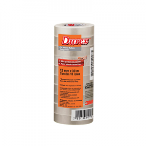 FITA ADESIVA 12X30 TRANSP 3M