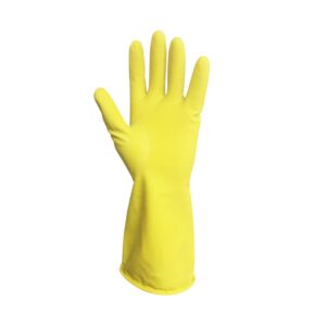 LUVA LATEX NOBRE AMARELA GRANDE TOP REFORCADA