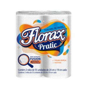 PAPEL TOALHA COZINHA FLORAX PRATIC C/2 RLS