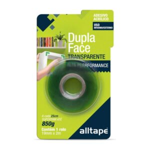 FITA DUPLA FACE FIXA FORTE ALLTAPE 19X02 MT