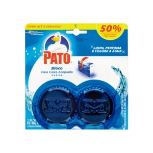 PASTILHA BLOCO P/CAIXA ACOPLADA PATO MARINE 50GR C/02 UNID