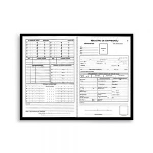 LIVRO REGISTRO EMPREGADOS 50 FLS