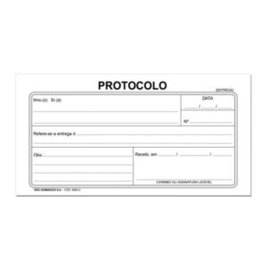 CARTAO PROTOCOLO