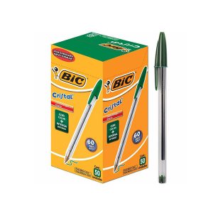 CANETA BIC CRISTAL VERDE