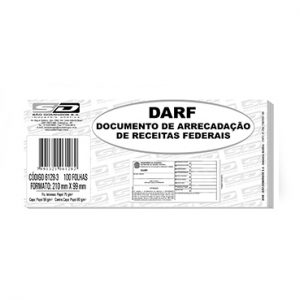 DARF REF 136 PRETO 100 FLS