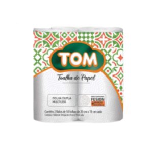 PAPEL TOALHA COZINHA FLORAX TOM C/2 RLS