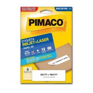 ETIQ PIMACO A5Q-35105 35X105 12 FLS