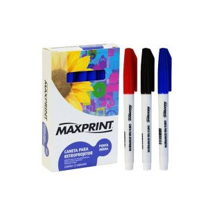 CANETA RETRO MAXPRINT 2.0 AZUL