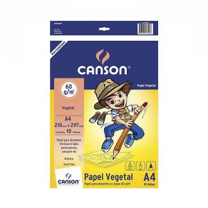 PAPEL VEGETAL A-4 CANSON 60GR 50 FLS