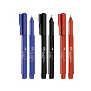 CANETA FINEPEN FABER PRETA