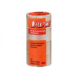 FITA ADESIVA 45X40 4802 TRANSP ADESIVO ACRIL 3M
