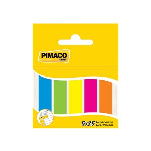 MARCADOR DE PAGINA PIMACO 12MMX45MM 5X25 FLS