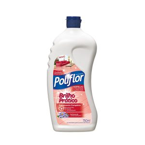 CERA LIQ POLIFLOR MAXIMO BRILHO 750ML VERMELHA
