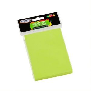 ADESIVO POST IT 657 COLOR BRW 76X102 VERDE C/100 FLS