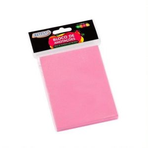 ADESIVO POST IT 657 COLOR BRW 76X102 ROSA C/100 FLS