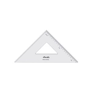 ESQUADRO ACRILICO TRIDENT 40/45/90 GRAUS