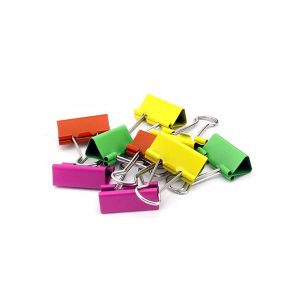 PRENDEDOR PAPEL MED 32MM COLORIDO SERTIC PCT C/24 UN