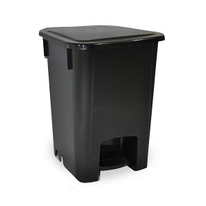 CESTO PLAST LIXO C/PEDAL 15 LTS MB PRETO