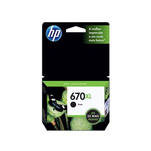 CZ117AB CARTUCHO HP ORIG 670XL 14ML PRETO