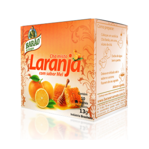 CHA BARAO LARANJA COM MEL C/10 UN