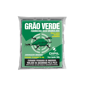 VENENO GRANULADO PARA FORMIGA GRAO VERDE 50 GRS