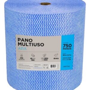 PANO MULTIUSO ROLO SUPERPRO 300MX27CM 2780 AZUL 750 PANOS