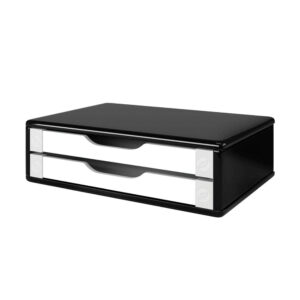SUPORTE PARA MONITOR MDF COM 2 GAVETAS SOUZA