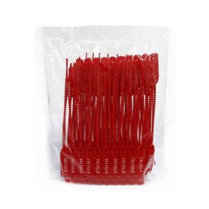 LACRE P/ MALOTE 16 CM VERMELHO PCT C/100