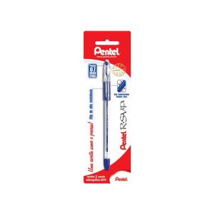 CANETA ESF PENTEL RSVP BK-90 AZUL 0,7MM