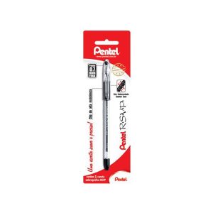 CANETA ESF PENTEL RSVP BK-90 PRETA 0,7MM