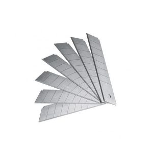 LAMINA ESTILETE LARGA 18MM REFORCADA C/10 UN