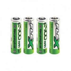 PILHA RECARREGAVEL PEQ AA FLEX C/4 UN
