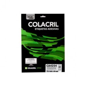 ETIQ LASER COLACRIL C/100 FLS CA4254 25,40X99,00 - 22 P/FL