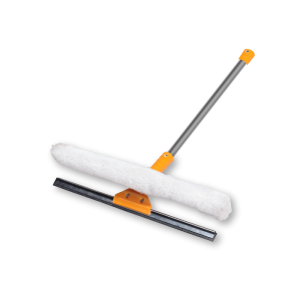 RODO PARA VIDRO DUPLO COM CABO NOBRE 40CM