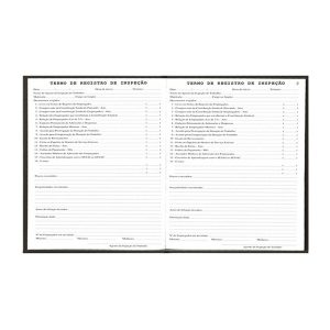 LIVRO REGISTRO INSPECAO DO TRABALHO 50 FLS