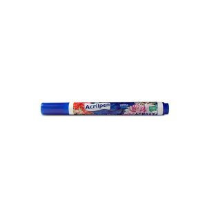 CANETA TECIDO ACRILPEN ACRILEX AZUL