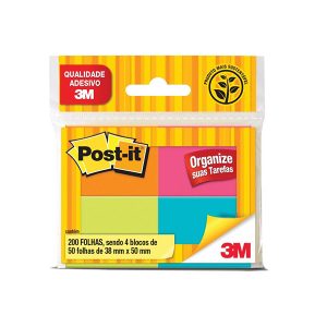 ADESIVO POST IT 653 TROPICAL 3M 38X51 50 FLS