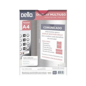 EXPOSITOR QUADRO AVISOS CRISTAL REF 0534 DELLO 30X21