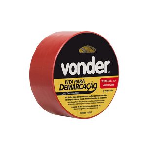 FITA DEMARCACAO SOLO VERMELHA 48MM X 30MTS