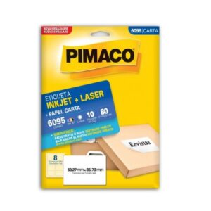 ETIQ PIMACO 6095 59,27X85,73 CX C/10 FLS 80 ETIQ