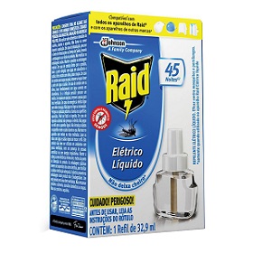 REFIL APARELHO RAID PROTECTOR LIQUIDO 45 NOITES