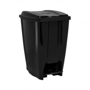 CESTO PLAST LIXO C/PEDAL 40 LTS MB PRETO